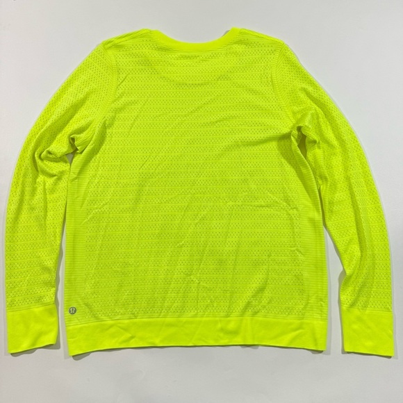 Lululemon Swiftly Breathe Long Sleeve Squad Yellow Highlight - Picture 2 of 5